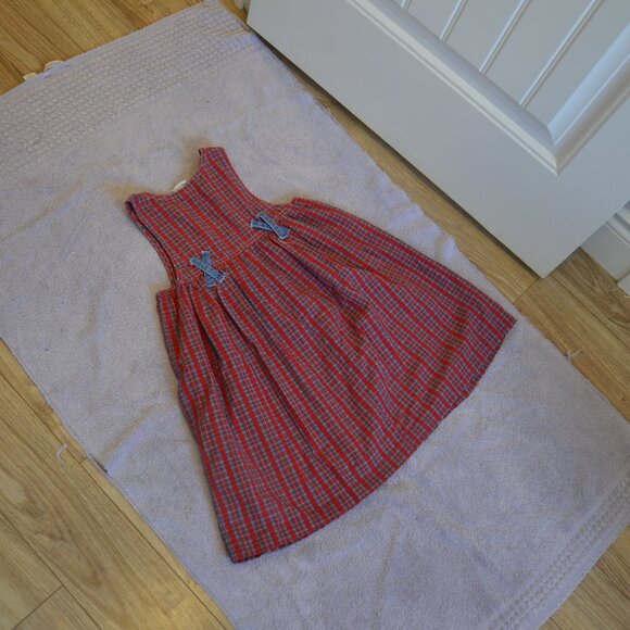 Red Plaid Samara dress - Picture 2 of 3